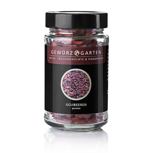 Paquet de 100 g de baies de Goji de Spice Garden, également connues sous le nom de Wolfberry ou Ninjiang himalajan, séchées.