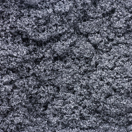 Sel noir décoratif du Pacifique avec charbon actif, fin, paquet de 1 kg