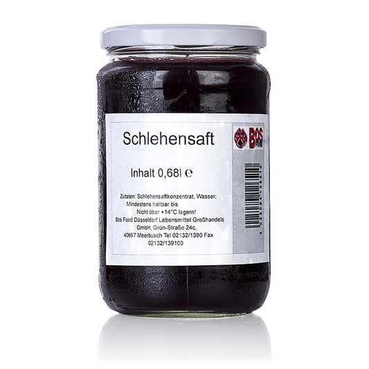 Alt text : BOS FOOD jus de prune, naturel et non sucré, 680 ml, un jus de prune naturel et non sucré 100% pur dans une bouteille de 680 ml