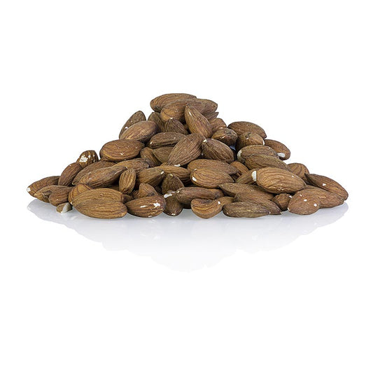 Amandes brunes entières, fraîches et biologiques, 500 g, emballées pour préserver leur fraîcheur