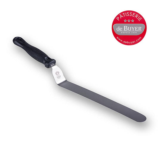 deBUYER FK OFFICIUM palette de revêtement, 25cm, coudée, 1 pièce - ustensile de cuisine professionnel de haute qualité avec revêtement antiadhésif pour un démoulage facile des aliments et un nettoyage sans effort
