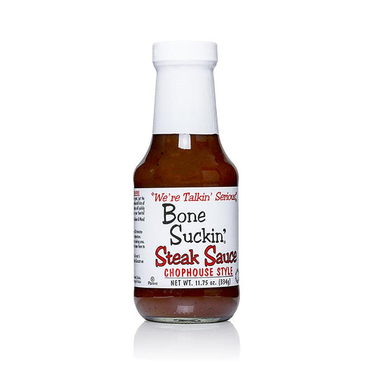 Bone Suckin' Steak Sauce Chophouse Style, Ford's Food, 295 ml - sauce délicieuse pour steak au goût riche
