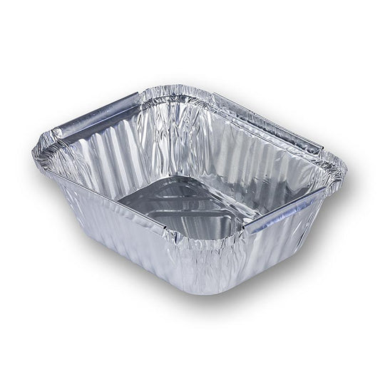Petites barquettes jetables en aluminium, dimensions 147x122cm, 5 pièces, idéales pour le stockage et le chauffage des aliments
