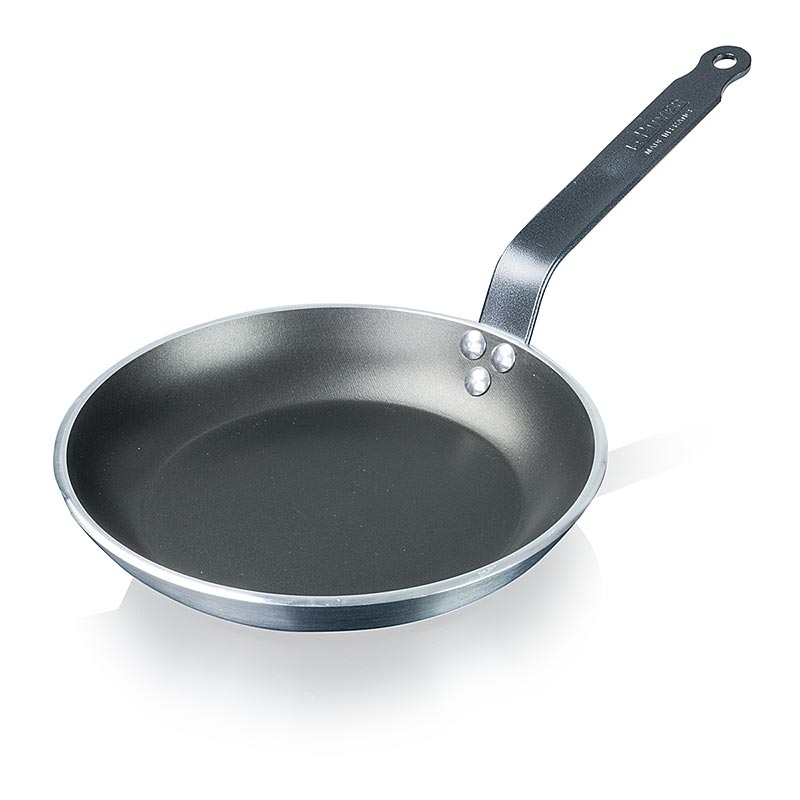deBUYER Choc Poêle à induction antiadhésive Resto, ø 24cm, 1 pc - Poêle à induction professionnelle avec revêtement antiadhésif, adaptée au secteur de la restauration