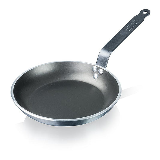 deBUYER Choc Poêle à induction antiadhésive Resto, ø 24cm, 1 pc - Poêle à induction professionnelle avec revêtement antiadhésif, adaptée au secteur de la restauration