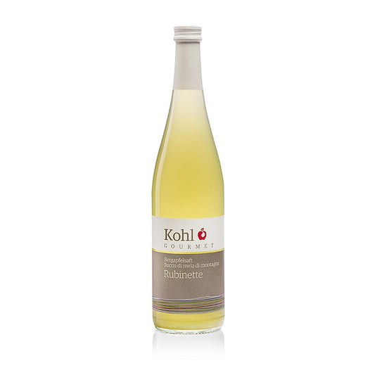 Gourmet jus de pomme de montagne Rubinette, 750 ml - jus de pomme rafraîchissant et biologique de la plus haute qualité