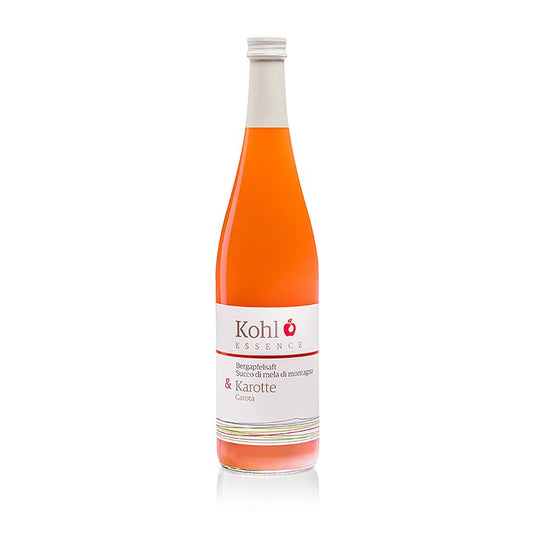 ESSENCE mountain apple juice + carrot, 750 ml - combinaison de jus de fruits saine et rafraîchissante