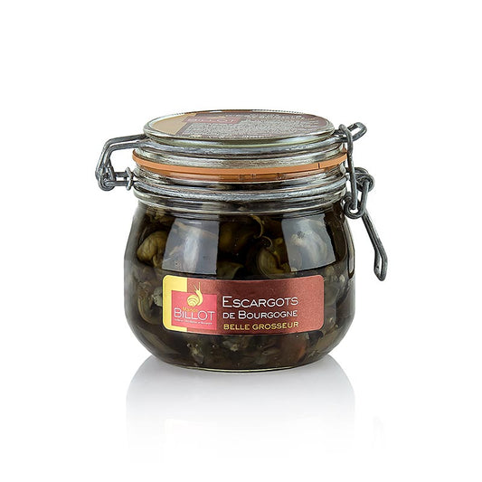 Escargots de Bourgogne en bouillon de légumes, 400 g, 60 pièces, parfaits pour les plats