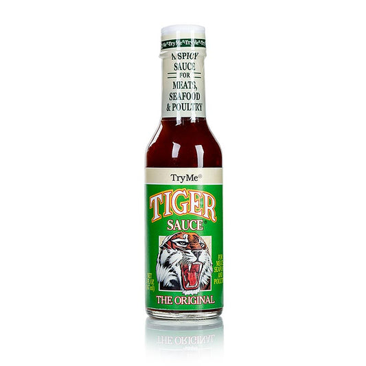 Image de Australian Try Me Tiger, BBQ and spice sauce, The Original, 147 ml, une sauce délicieuse à la saveur piquante et épicée, parfaite pour les barbecues.