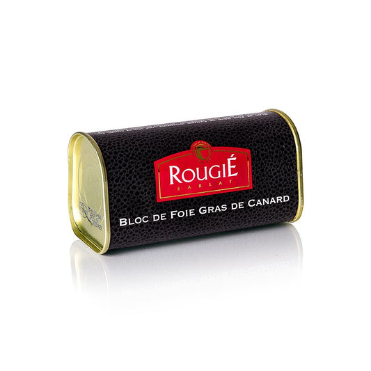 Délicieux bloc de foie de canard de 210g à l'Armagnac, au foie gras et au rougié image du produit