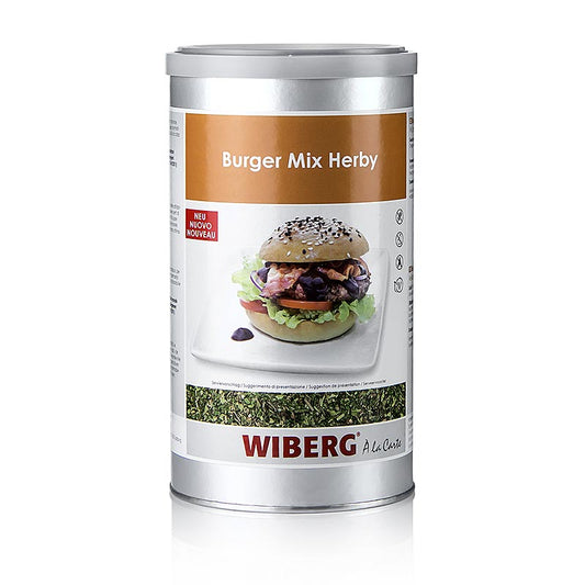 400g Wiberg Burger Mix Herby, un mélange d'épices aromatiques et savoureuses pour les hamburgers