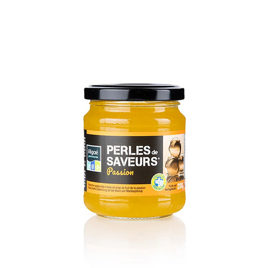 200g de caviar de fruits Passion/Maracuja avec des perles de 5mm, bulbes de Les Perles