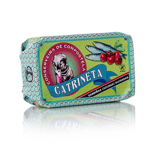 Sardines entières à la sauce galicienne d'Espagne, boîte de 115 g