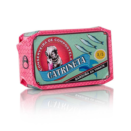 Sardines entières à la sauce tomate d'Espagne, 115g, pleines de saveurs méditerranéennes et riches en acides gras oméga-3