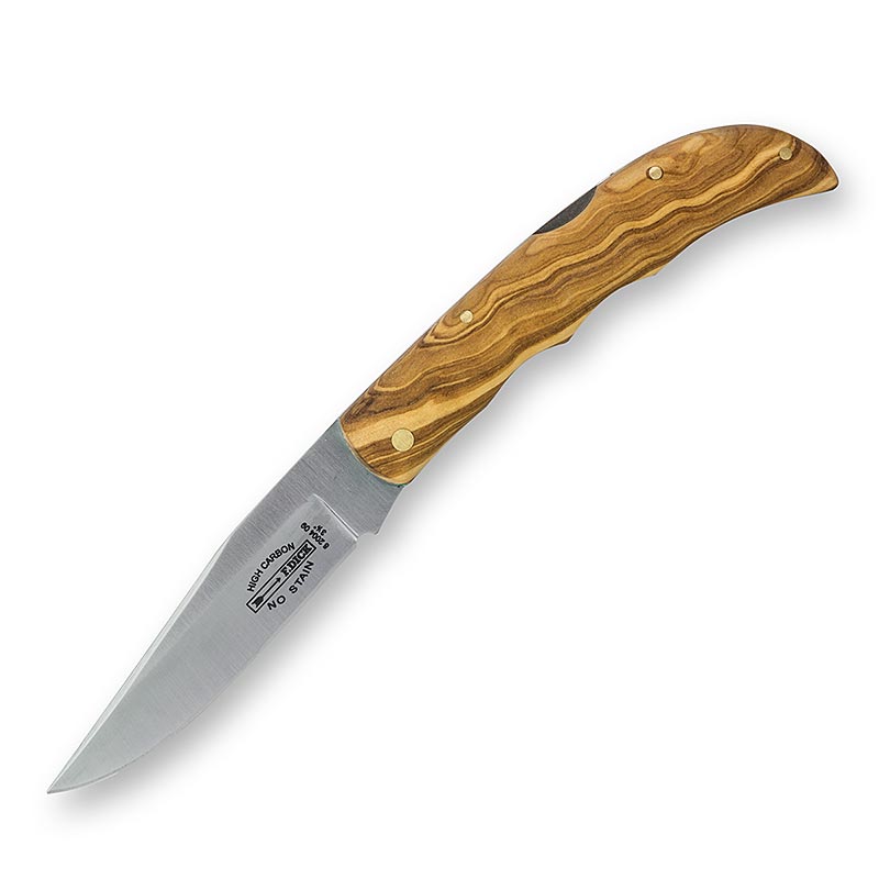 Couteau de poche avec manche en bois d'olivier de DICK, idéal pour les activités de plein air 