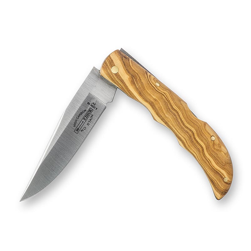  Couteau de poche 1 pièce de haute qualité avec manche en bois d'olivier de la marque DICK