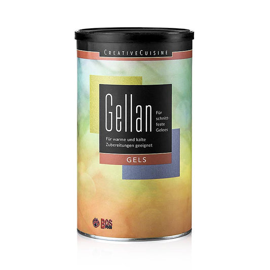 Grand paquet de 400g de Creative Cuisine Gellan, E 418, un gélifiant polyvalent pour des applications culinaires créatives.