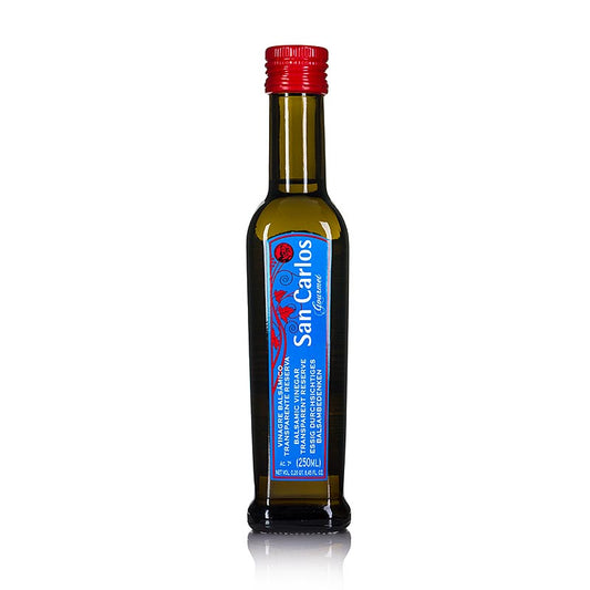 Une bouteille de 250 ml de San Carlos Gourmet Réserve de 5 ans Balsamico Bianco