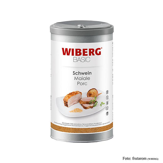 900 g de sel d'assaisonnement Wiberg BASIC Pork, un mélange d'assaisonnements savoureux pour le porc