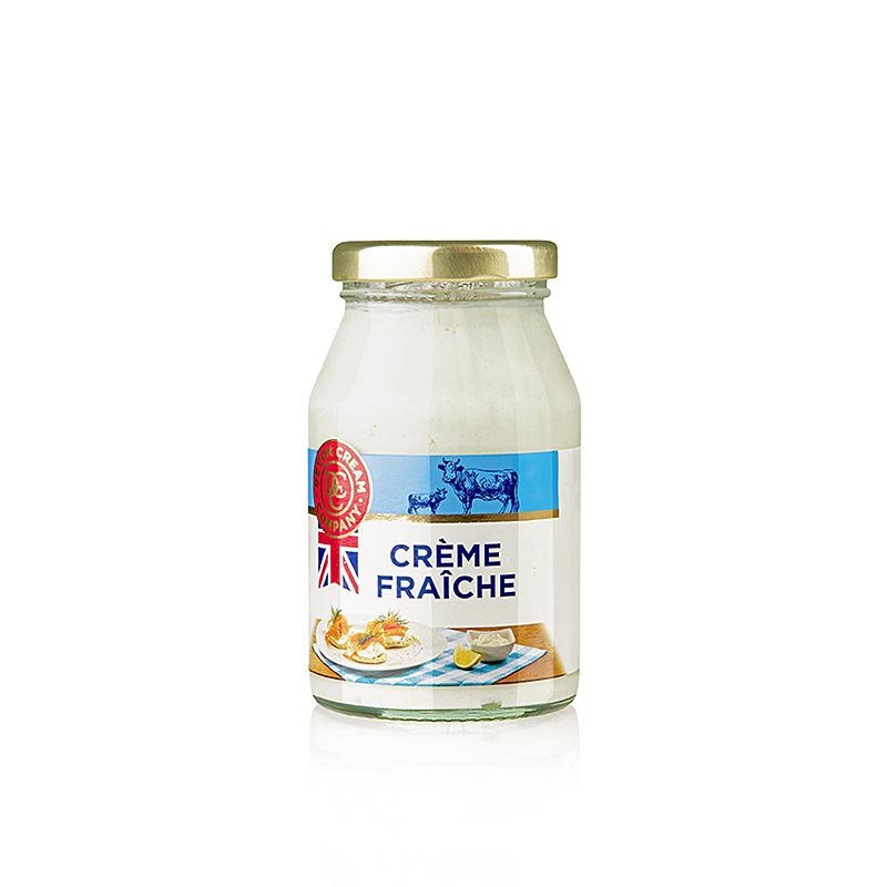 Crème fraîche anglaise, avec 39% de matière grasse, format 170g, offre de prix spéciale valable jusqu'au 30 août 2024, et offre de prix spéciale valable jusqu'au 30 octobre 2024.