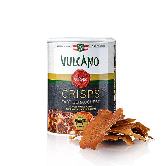 Délicieux et fumé VULCANO Crisps, chips de jambon, finement fumé, 35 g snack