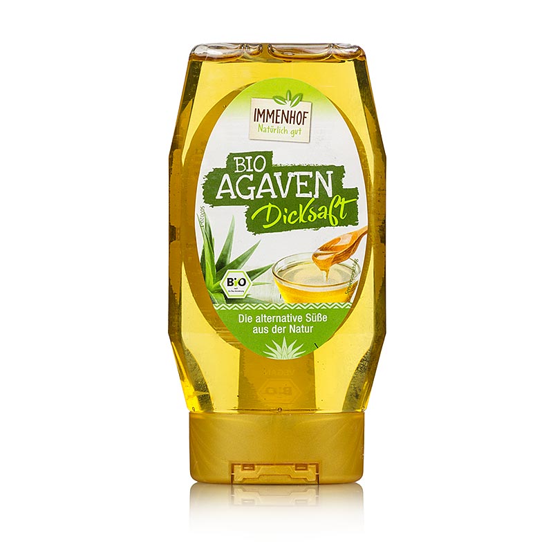 Sirop d'agave biologique Immenhof, 350 g, édulcorant naturel pour divers plats