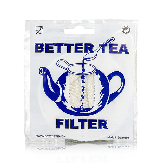 Filtre à thé Better Tea No 2 en acier inoxydable avec un diamètre de 9 cm, idéal pour le thé en feuilles, 1 pièce incluse