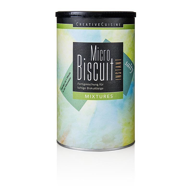 Une image de Creative Cuisine MicroBiscuit salt, un mélange de pâte à frire de 350 g pour la préparation de biscuits délicieux et savoureux.