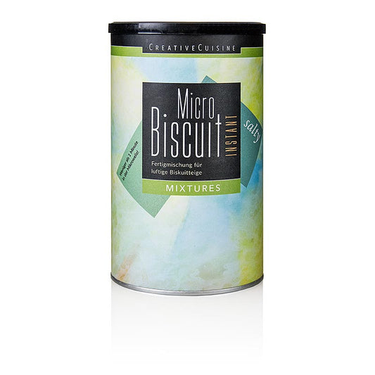 Une image de Creative Cuisine MicroBiscuit salt, un mélange de pâte à frire de 350 g pour la préparation de biscuits délicieux et savoureux.