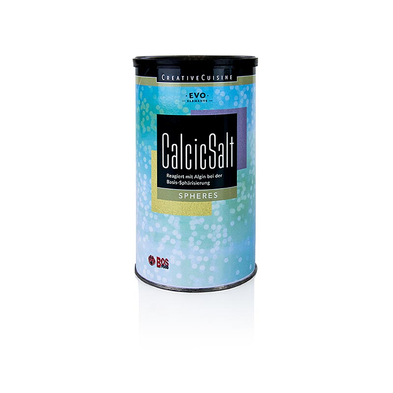Sel de mer biologique de Creative Cuisine CalcicSalt en sachet sphérique de 600 grammes