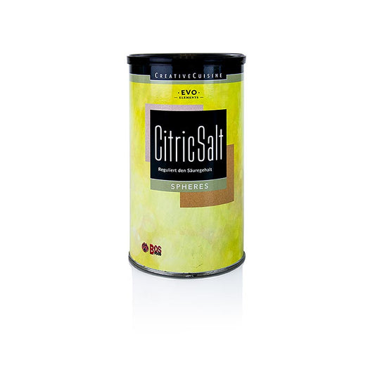 Creative Cuisine Sel au citron, globuleux, 600 g, parfait pour ajouter une saveur piquante aux plats