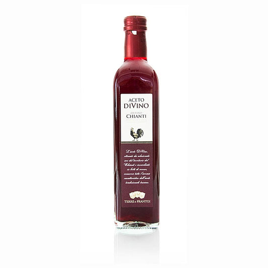 Bouteille de 500 ml de vinaigre de vin rouge Gonnelli Chianto Classic