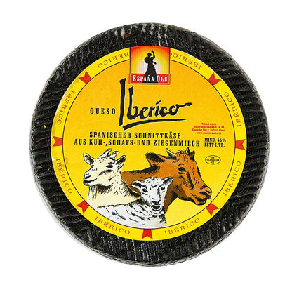 Fromage ibérique - fromage espagnol à base de lait de chèvre et de brebis, affiné pendant 35 jours, pain, environ 1 000 g