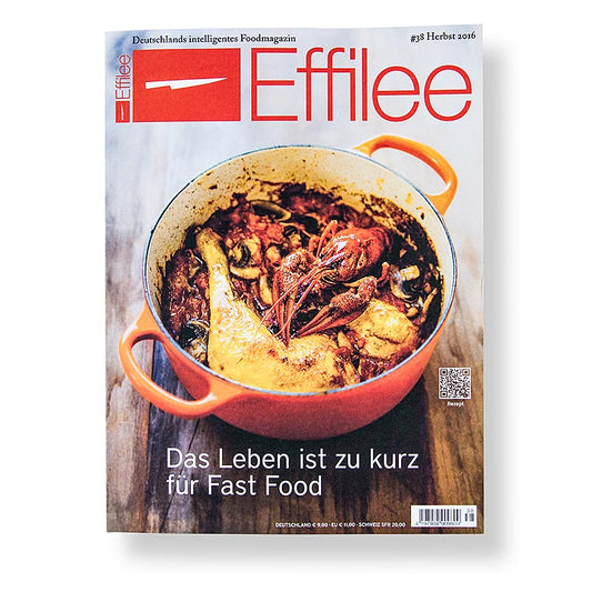 Effilee - Magazine pour la nourriture et la vie, numéro 38, 1 pièce - un magazine inspirant sur la nourriture, la cuisine et le style de vie avec de belles images