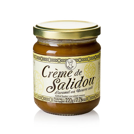 Crème caramel au beurre salé, 220 g, parfaite pour les desserts et les pâtisseries