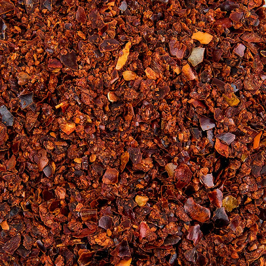  90 grammes de piments rouges de Gewürzgarten, doux et finement broyés, parfaits pour les recettes épicées