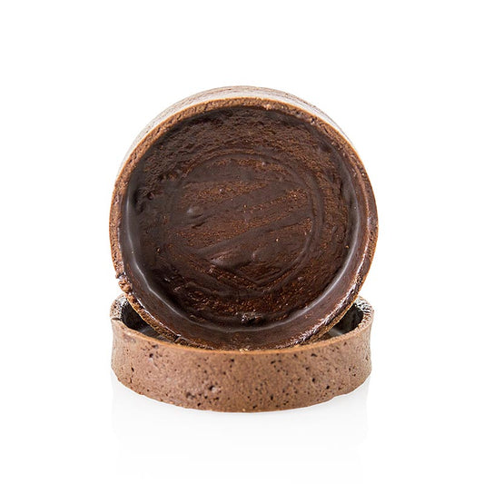 Tartelettes de dessert au chocolat avec un ø 81x19mm h, 2 kg, 45 pièces