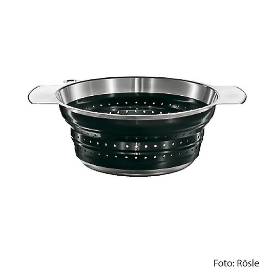 alt=Rösle tamis et passoire pliable d'un diamètre de 24cm, idéal pour égoutter et rincer les fruits, les légumes et les pâtes, 1 pièce