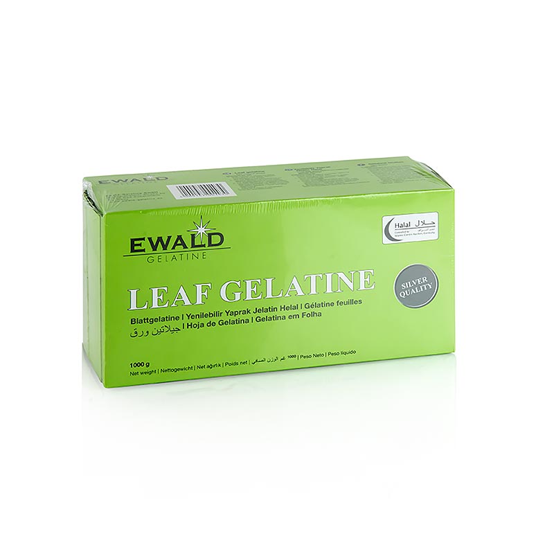 Paquet halal de 1 kg de feuilles de gélatine de bœuf de haute qualité avec environ 400 st...