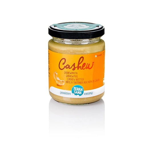 Bio 250g Terra Sana beurre de cajou grillé, une pâte à tartiner crémeuse et riche en noix