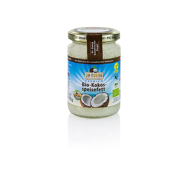 200 ml d'huile de coco DrGoerg biologique, issue de noix de coco fraîches