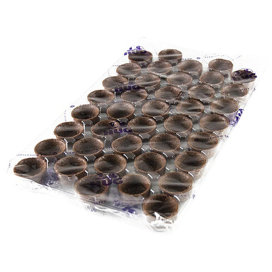 Mini tartelettes de dessert, 38 cm de diamètre pâte sableuse au chocolat, 200 pièces