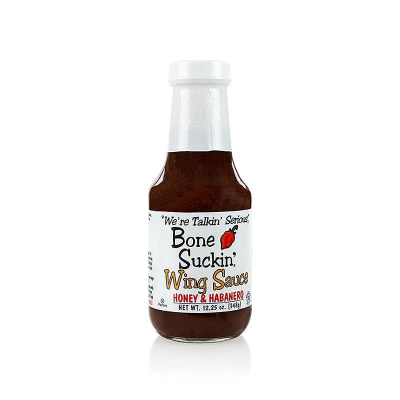 Bouteille de 290 ml de sauce pour ailes de poulet Bone Suckin' au miel et à l'abanero de Ford's Food