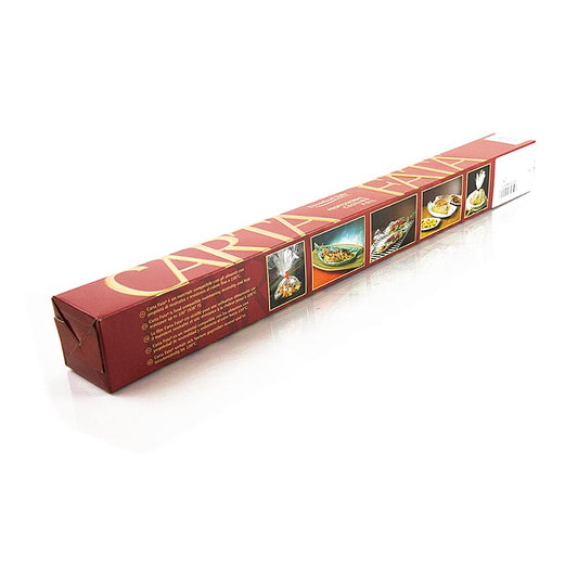 Carta Fata Film de cuisson et de pâtisserie, un film de cuisson et de pâtisserie résistant à la chaleur, mesurant 50cm x 25m, 1 rouleau, convenant à des températures jusqu'à 220°C