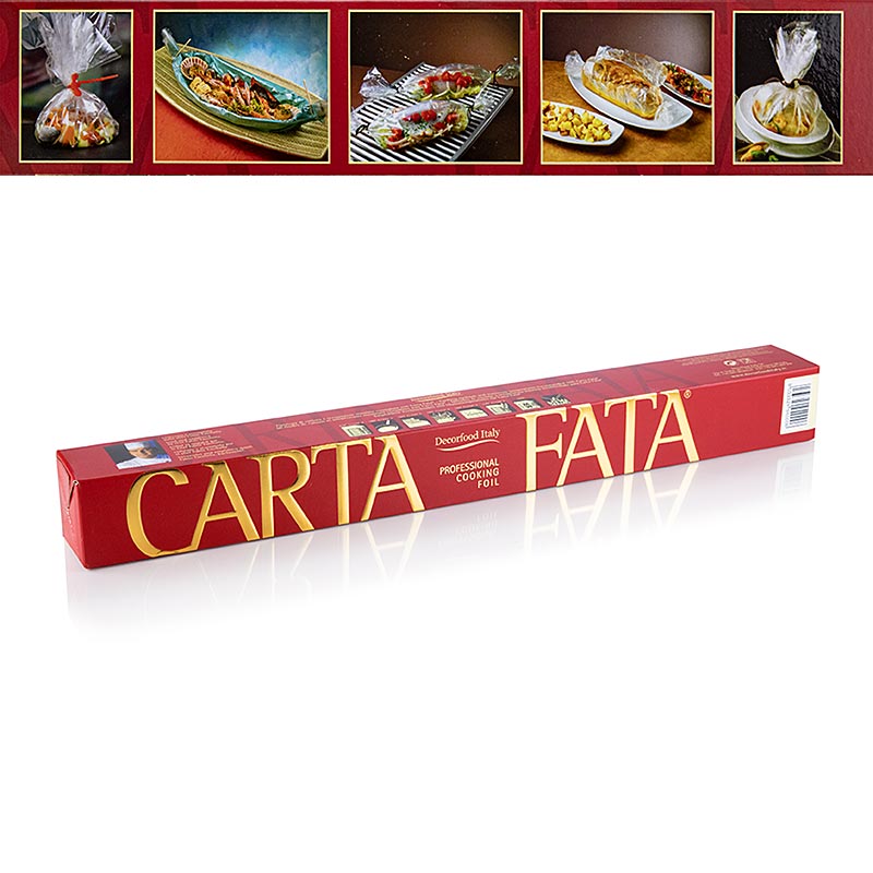 CARTA FATA® Feuille de cuisson et de pâtisserie de haute qualité, résistante à la chaleur jusqu'à 220°C, 50cm x 50m, 1 er produit image