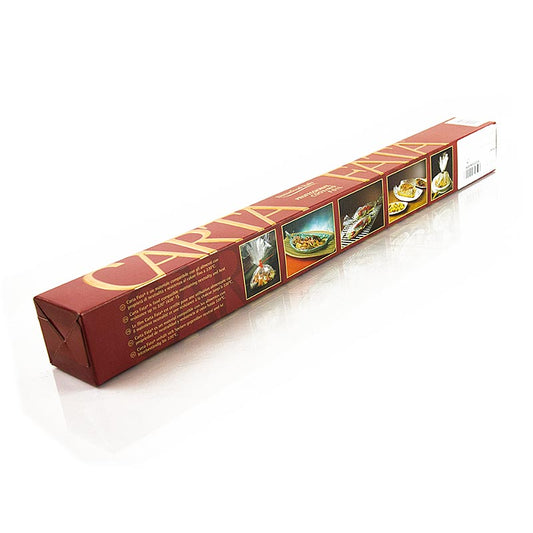 Feuille de cuisson et de pâtisserie CARTA FATA® de haute qualité, résistante à la chaleur jusqu'à 220°C, 50cm x 50m, 1 st, parfaite pour la cuisson et la pâtisserie