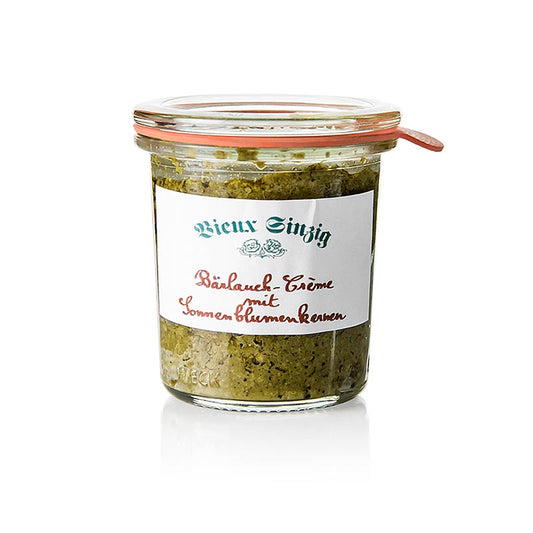 Crème d'ail sauvage de l'Eifel à la Vieux Sinzig, 100 g - délicieuse crème d'ail de la région de l'Eifel, parfaite pour une variété de plats