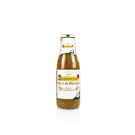 Soupe de poisson méditerranéenne 720 ml, une délicieuse soupe de fruits de mer méditerranéenne