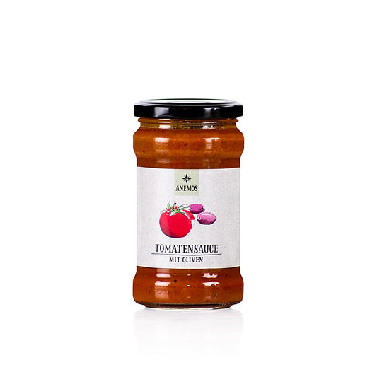 Sauce pour pâtes avec tomates et olives en pot de 280g