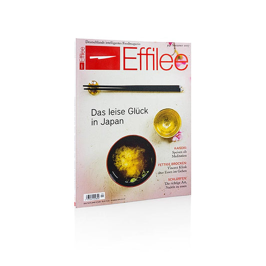 Effilee - Magazine pour l'alimentation et l'art de vivre, numéro 41, couverture de magazine en 1 pièce présentant de délicieuses recettes et des articles sur l'art de vivre pour les passionnés de l'alimentation et de l'art de vivre.